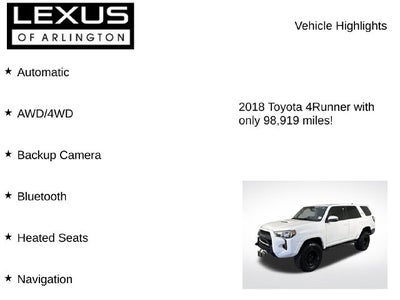 2018 Toyota 4Runner SR5