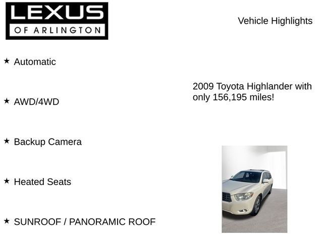 2009 Toyota Highlander Limited