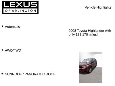 2008 Toyota Highlander Sport