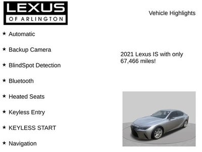 2021 Lexus IS IS 300