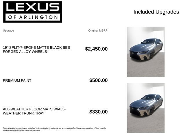 2025 Lexus IS 500 F SPORT Performance