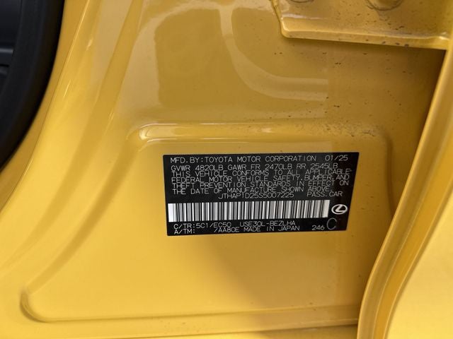 2025 Lexus IS 500 F SPORT PERFORMANCE PREMIUM