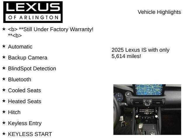 2025 Lexus IS 500 F SPORT PERFORMANCE PREMIUM