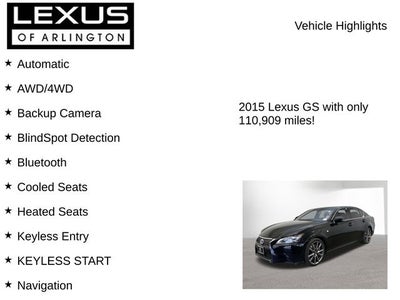 2015 Lexus GS 350