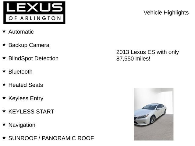 2013 Lexus ES 350