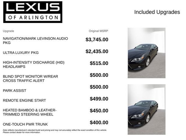 2013 Lexus ES 300h Hybrid