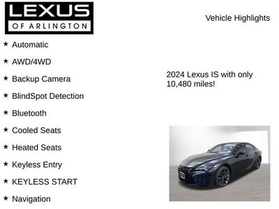 2024 Lexus IS 350 IS 350 F SPORT Design