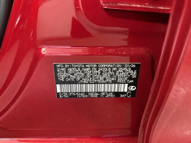 2026 Lexus IS 350 IS 350 F SPORT Design