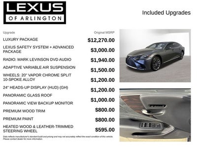 2018 Lexus LS 500 Base