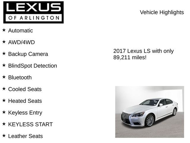 2017 Lexus LS 460