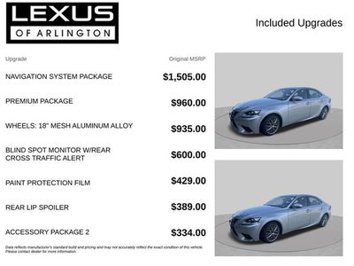 2016 Lexus IS 4dr Sdn AWD