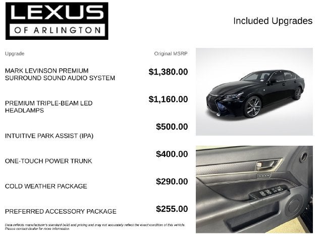 2018 Lexus GS GS 350