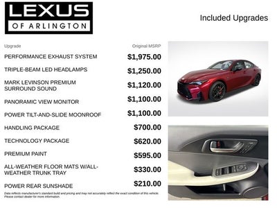 2026 Lexus IS IS 350 F SPORT