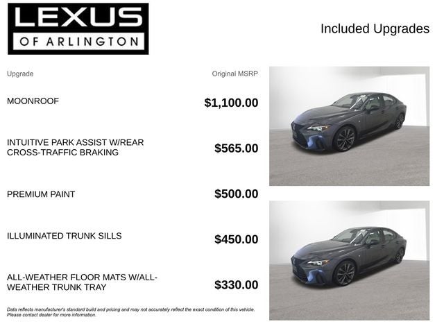 2025 Lexus IS 350 IS 350 F SPORT