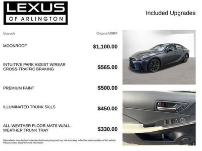 2025 Lexus IS 350 IS 350 F SPORT