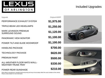 2026 Lexus IS IS 350 F SPORT