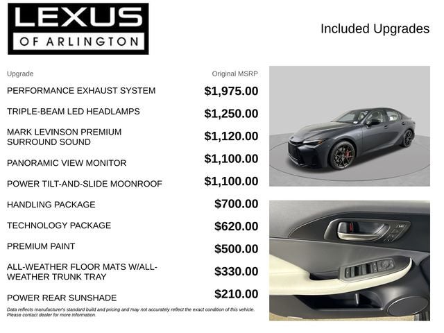 2026 Lexus IS IS 350 F SPORT