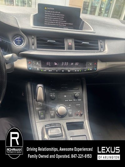 2016 Lexus CT 200h Hybrid