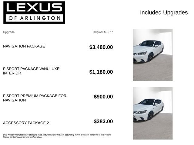 2016 Lexus CT 200h Hybrid