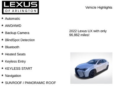 2022 Lexus UX UX 250h