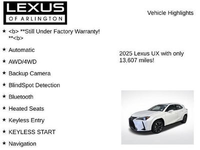 2025 Lexus UX UX 300h