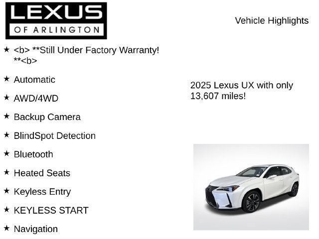 2025 Lexus UX UX 300h