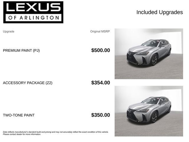 2025 Lexus UX 300h UX 300h F SPORT Design