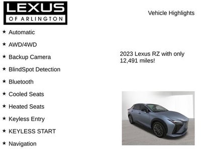 2023 Lexus RZ 450e RZ 450e Luxury