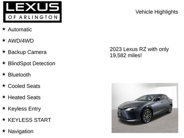 2023 Lexus RZ 450e 450e Premium