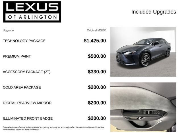 2023 Lexus RZ 450e PREMIUM AWD