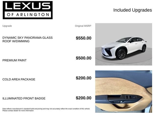 2023 Lexus RZ RZ 450e Luxury