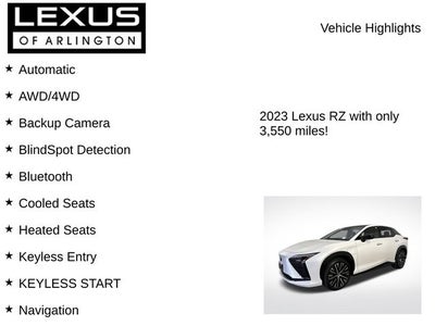 2023 Lexus RZ RZ 450e Luxury
