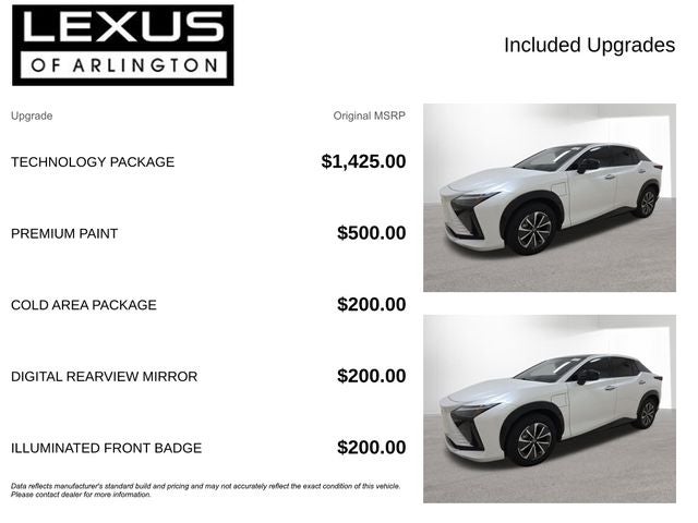 2023 Lexus RZ 450e RZ 450e Luxury