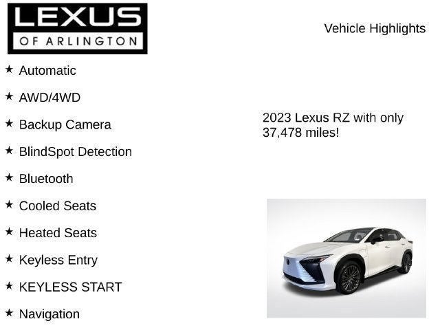2023 Lexus RZ RZ 450e Luxury