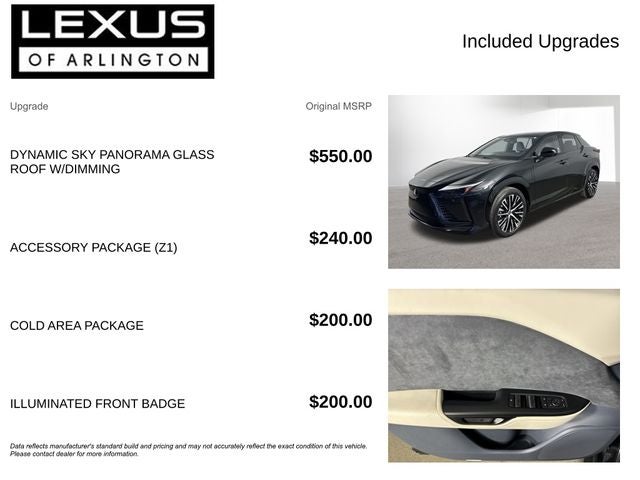 2023 Lexus RZ 450e AWD LUXURY