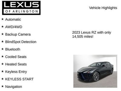 2023 Lexus RZ 450e AWD LUXURY