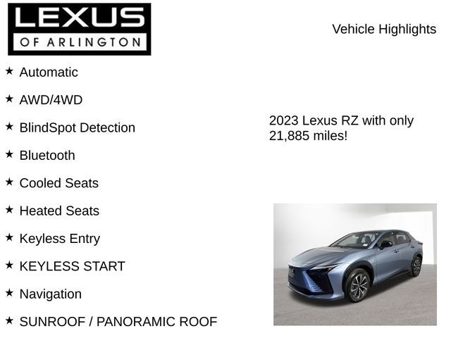 2023 Lexus RZ 450e 450e Premium