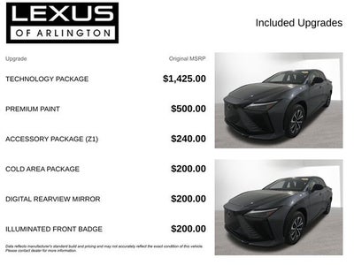 2023 Lexus RZ 450e RZ 450e Luxury