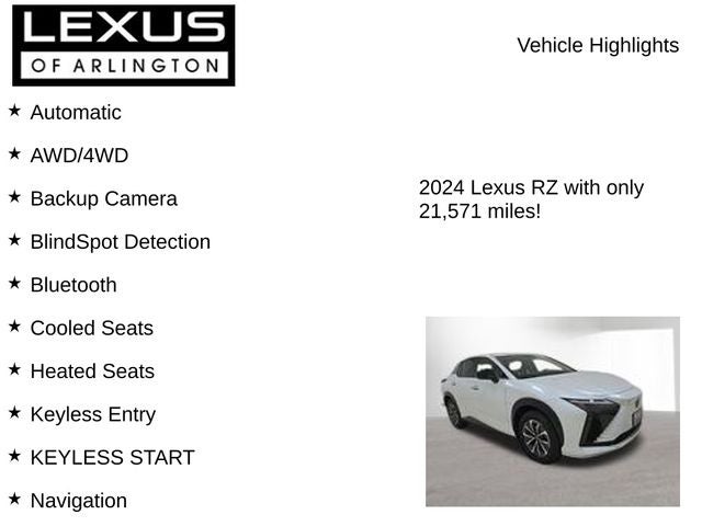 2024 Lexus RZ 450e Premium