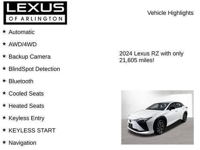 2024 Lexus RZ 450e RZ 450e Premium