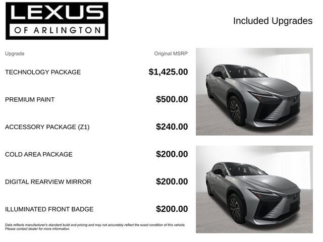 2023 Lexus RZ 450e RZ 450e Luxury
