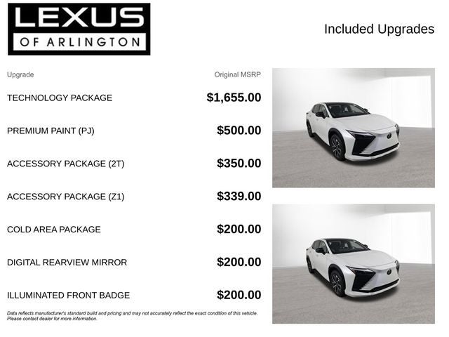 2025 Lexus RZ 450e RZ 450e