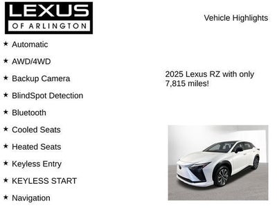2025 Lexus RZ 450e RZ 450e