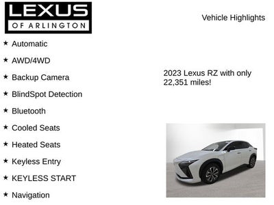2023 Lexus RZ 450e Premium