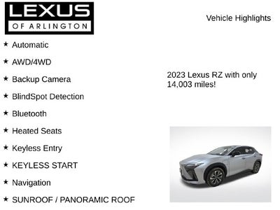 2023 Lexus RZ RZ 450e Luxury