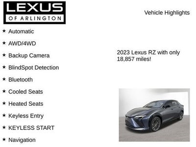 2023 Lexus RZ 450e RZ 450e Luxury