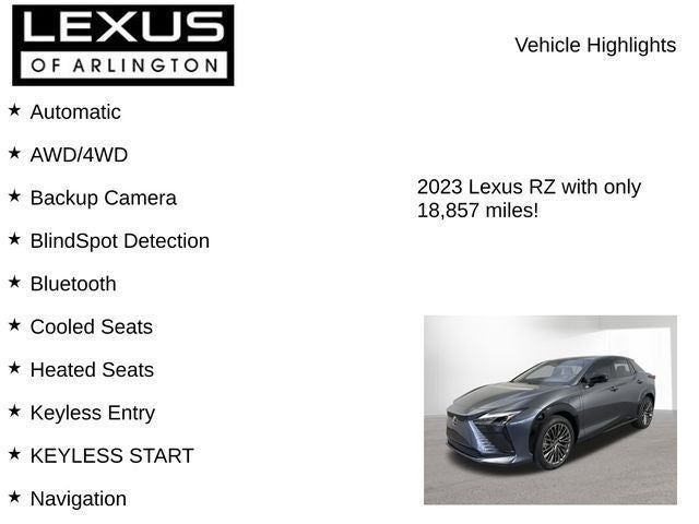 2023 Lexus RZ 450e RZ 450e Luxury
