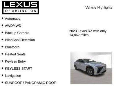 2023 Lexus RZ 450e Premium