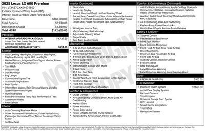 2025 Lexus LX PREMIUM
