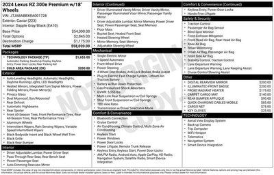 2024 Lexus RZ 300e Premium
